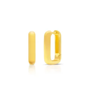 14KT Yellow Gold Sybilla Huggie Earrings