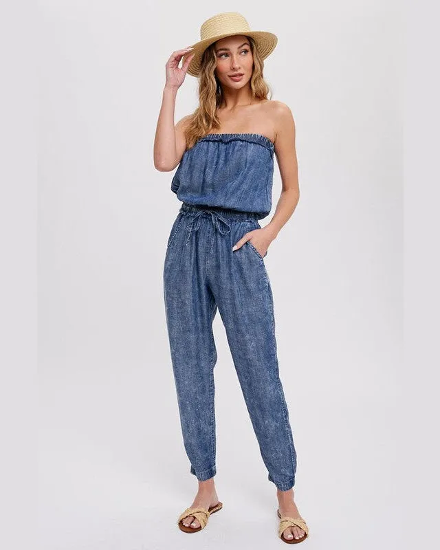 Acid Washed Jumpsuit