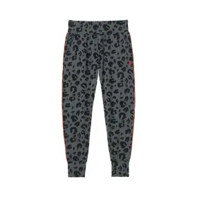 Adult Slouch Joggers Grey Leopard and Lightning Bolt