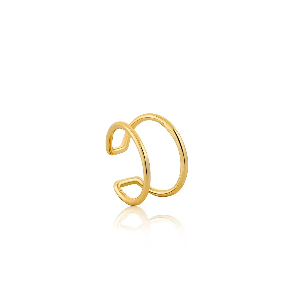 Ania Haie Modern Ear Cuff - Gold