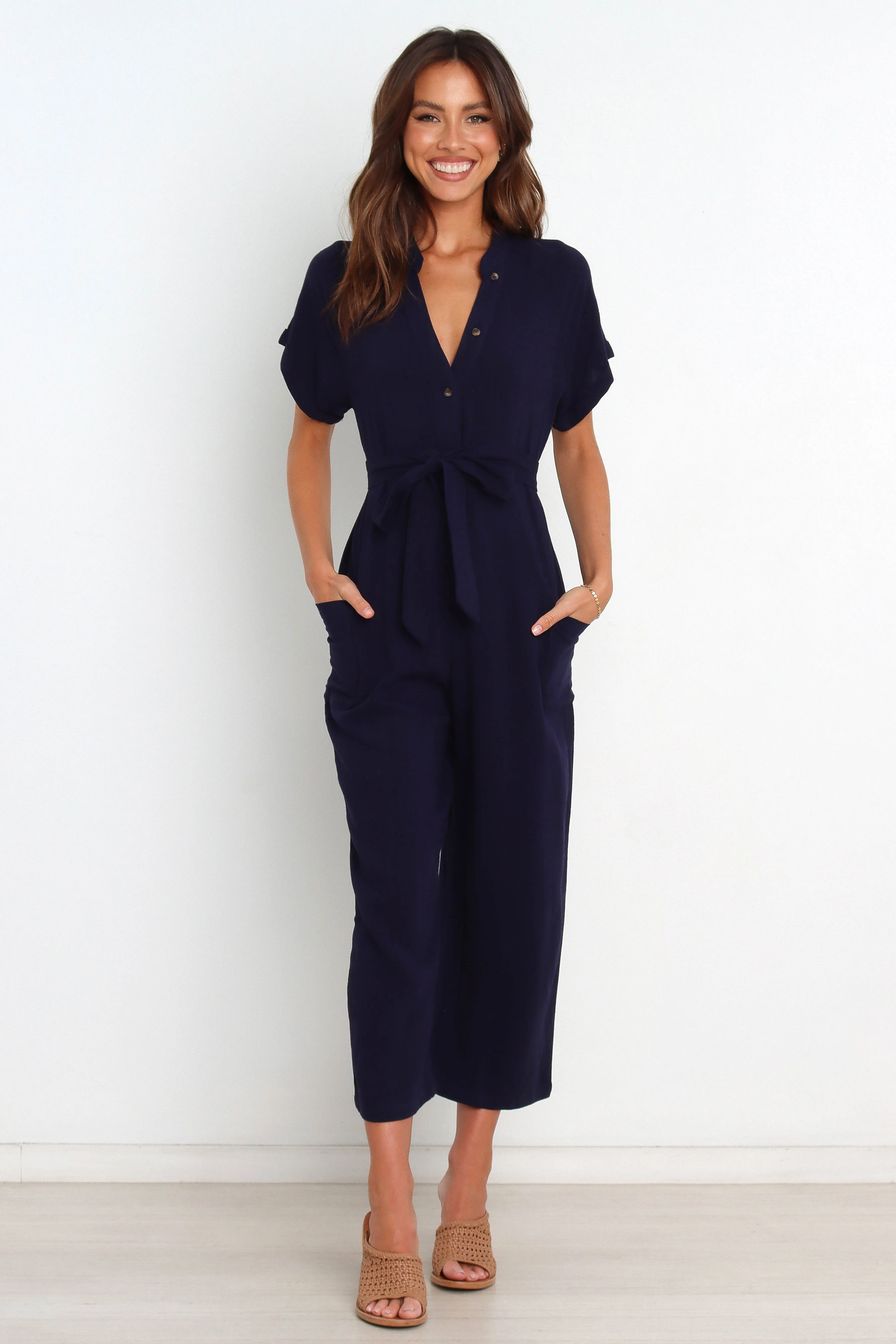 Archie Jumpsuit - Navy