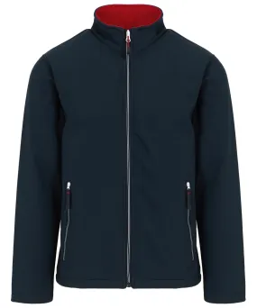 Ascender 2-layer softshell | Navy/Classic Red