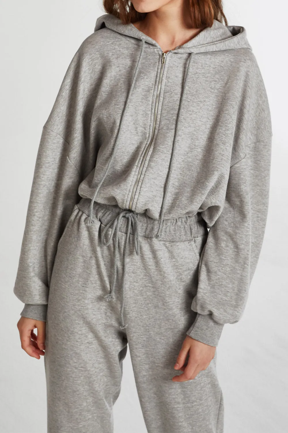 Athena Sweat Hoodie Jumpsuit