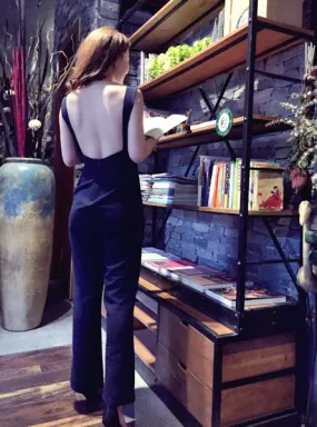 Backless edgy jumpsuit (preorder)