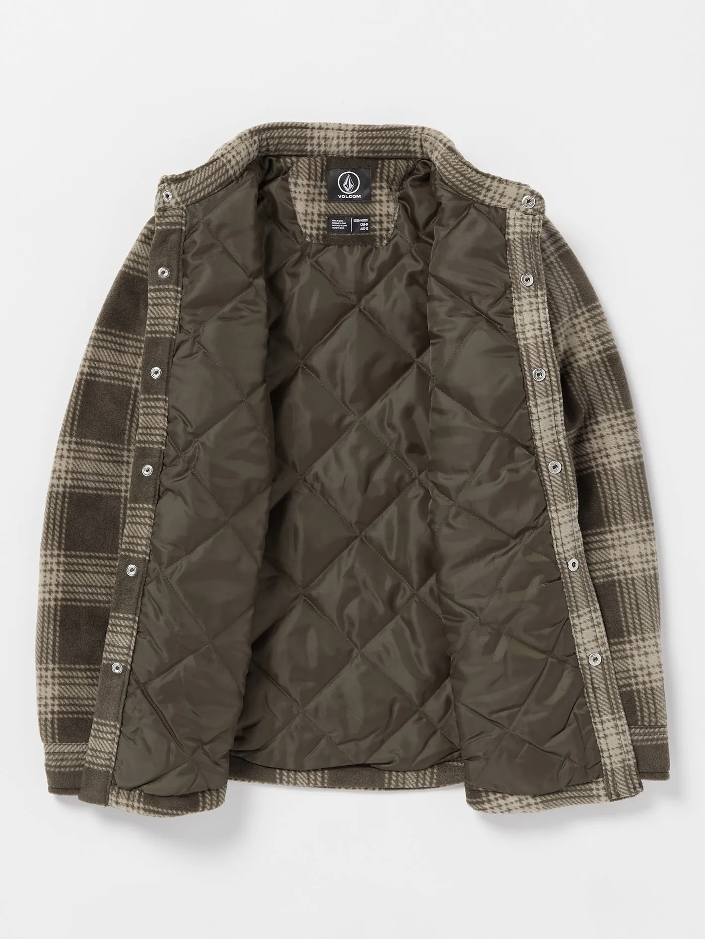 Big Boys Bowered Fleece Flannel - Wren