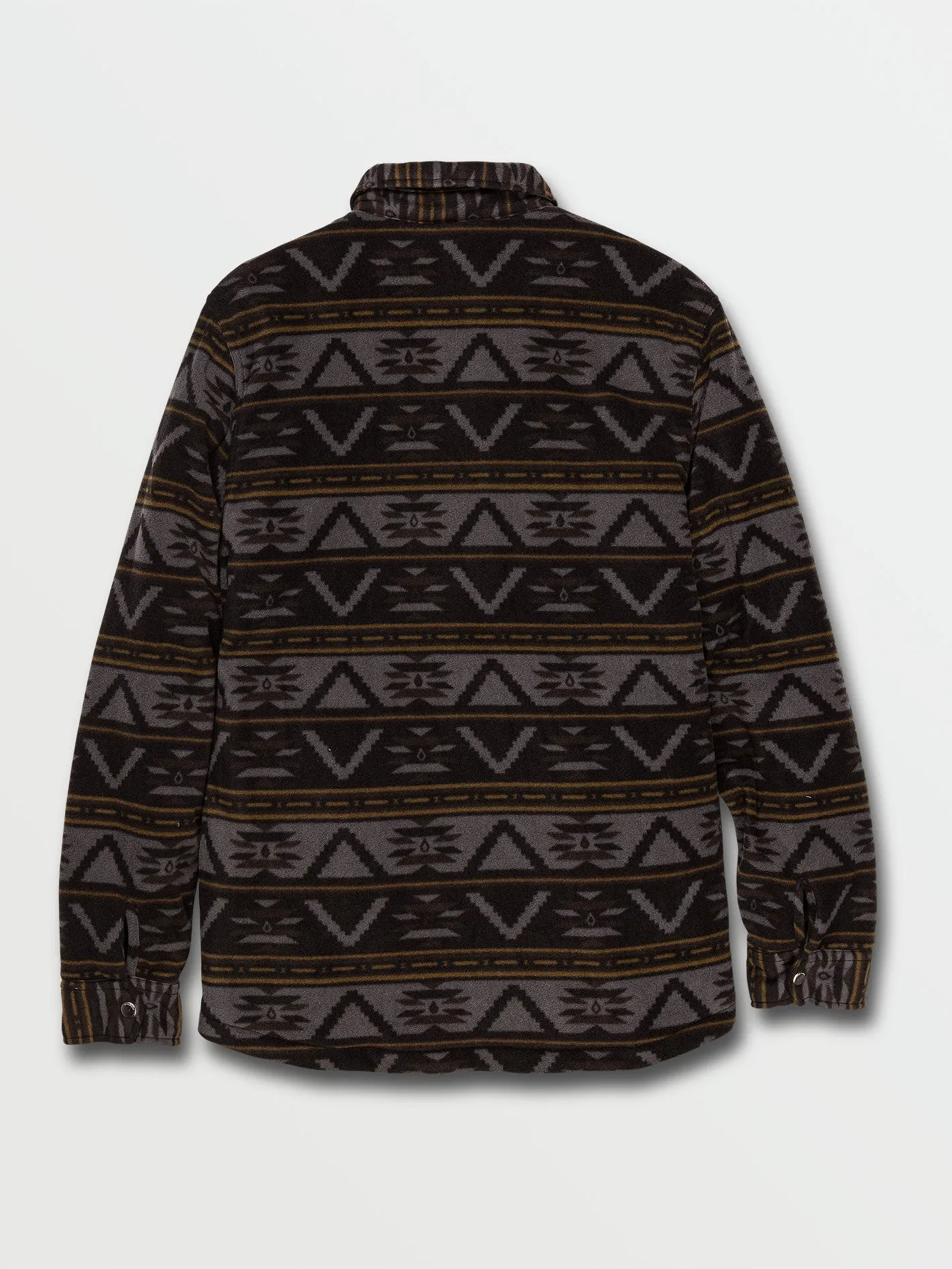 Bowered Fleece Long Sleeve Jacket - Print