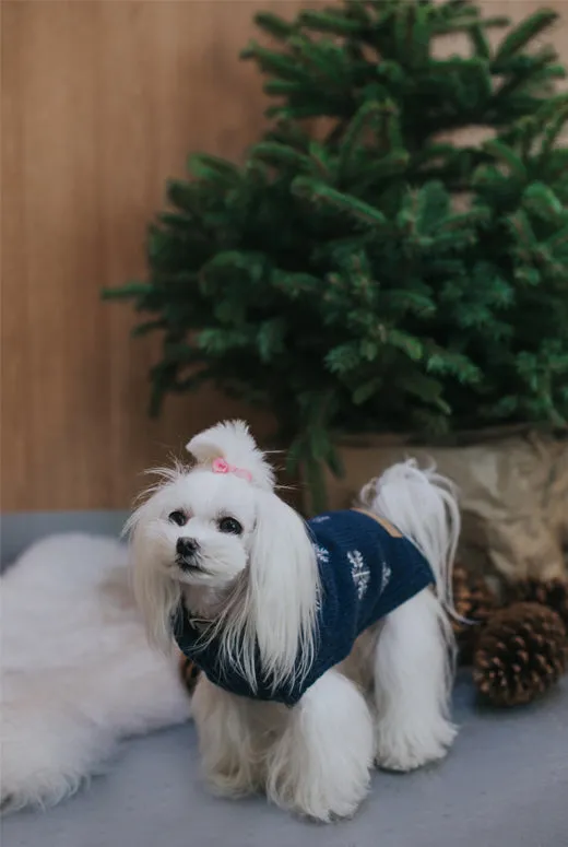 Bowl and Bone Snowflake Dog Pullover