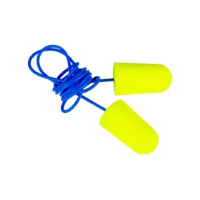 Box - 3M™ EARsoft™ Yellow Neon Large Corded Ear Plugs (200 Pairs | SLC80 23dB, Class 4)