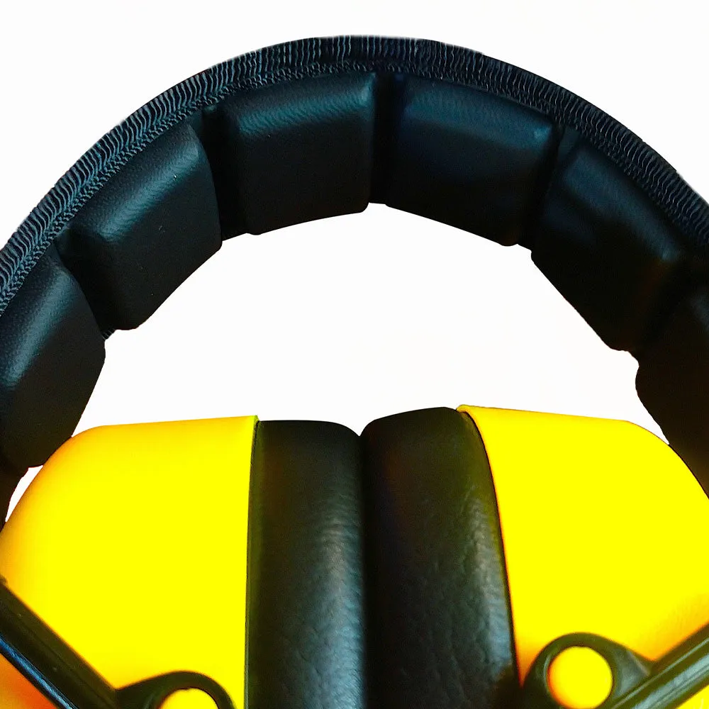 DECIBEL DEFENSE SAFETY EAR MUFF (SAFETY YELLOW)