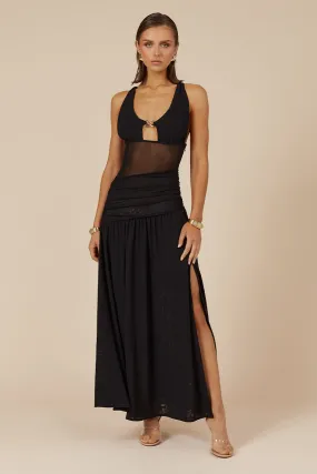 DENVER MAXI DRESS - BLACK