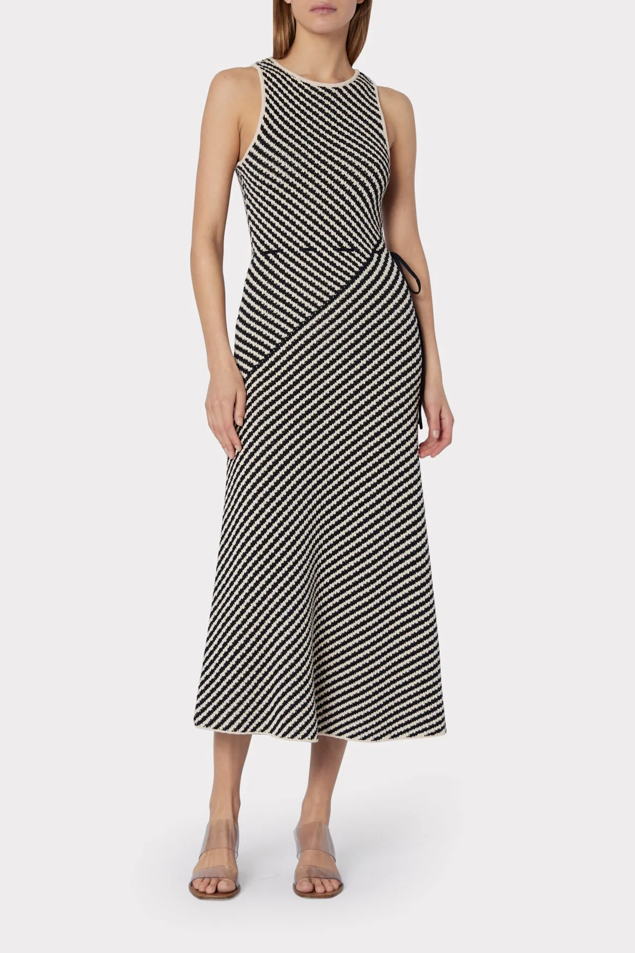 Diagonal Stripe Dress