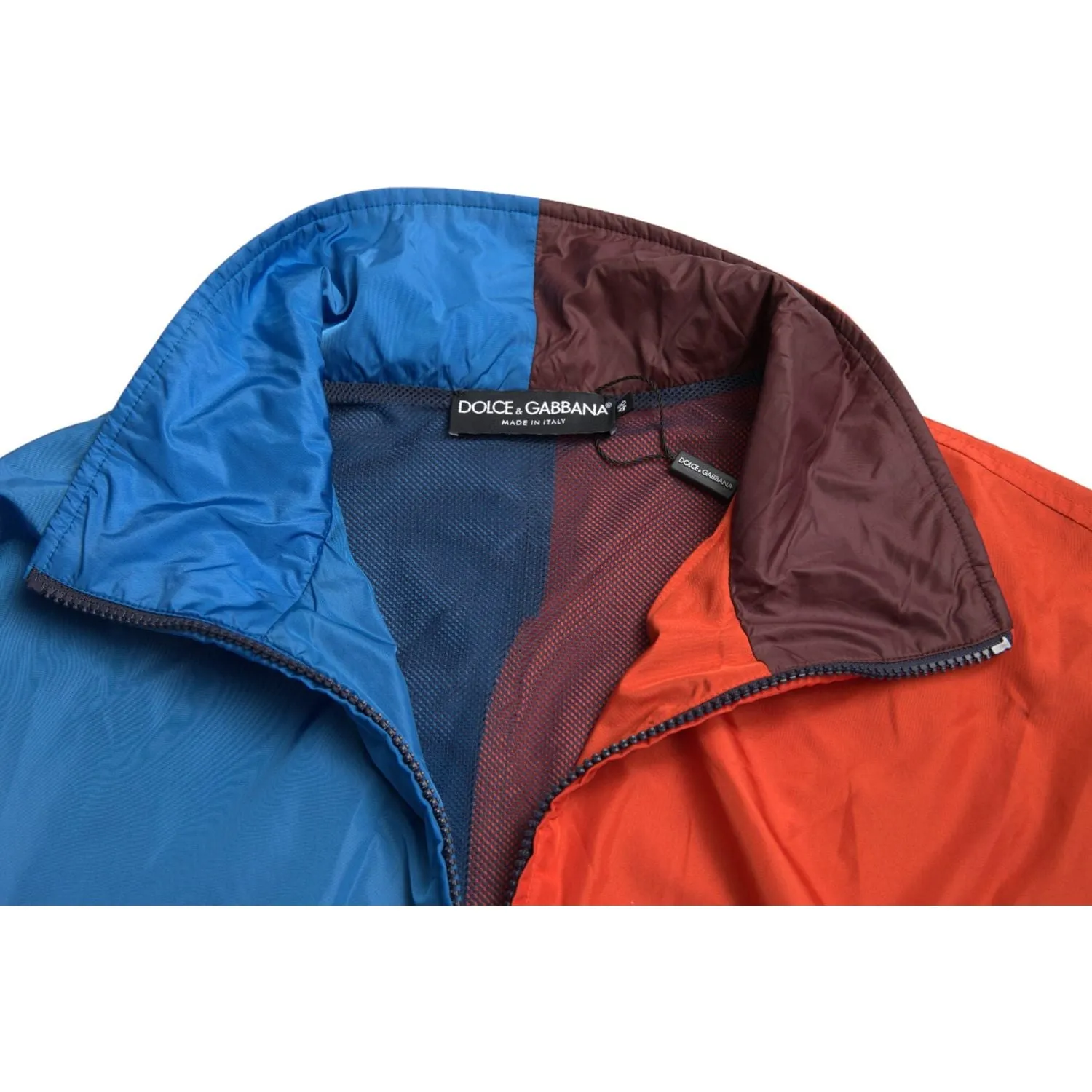 Dolce & Gabbana Multicolor Techno Fabric Windbreaker Jacket