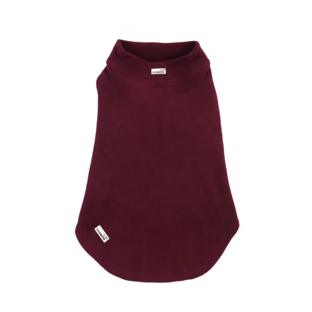 Doodlebone Fleecy Dog Jumper - Burgundy