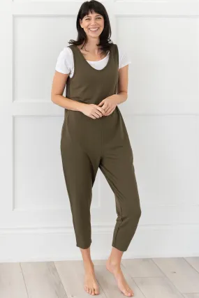 Farrah Jumpsuit - Deep Olive