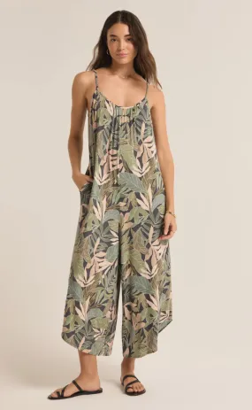 Flared Cusco Jumpsuit | Grape Leaf