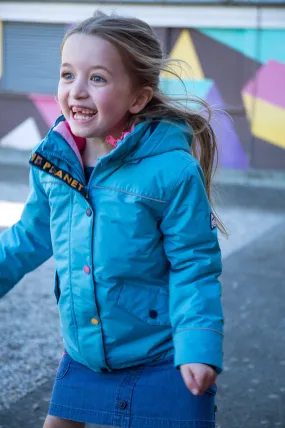 Frugi Rambler 3 in 1 Coat in Tor Blue