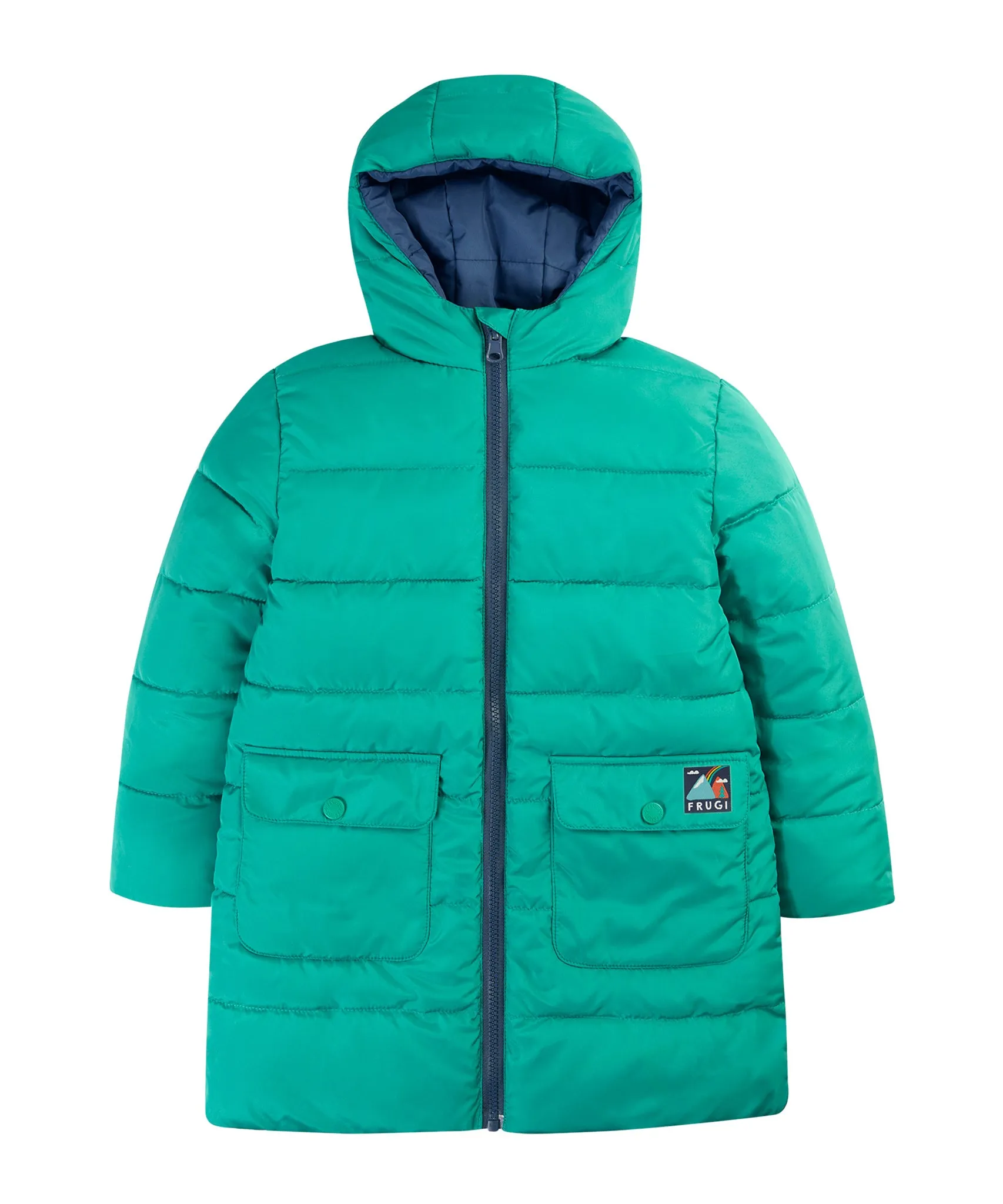 Frugi Reversible Toasty Terrain Jacket - Alpine View