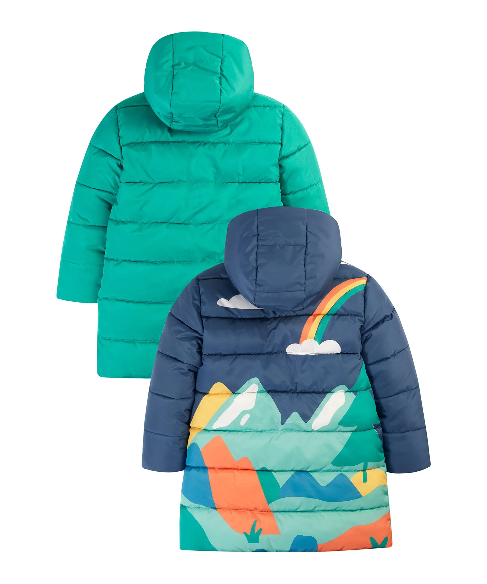 Frugi Reversible Toasty Terrain Jacket - Alpine View