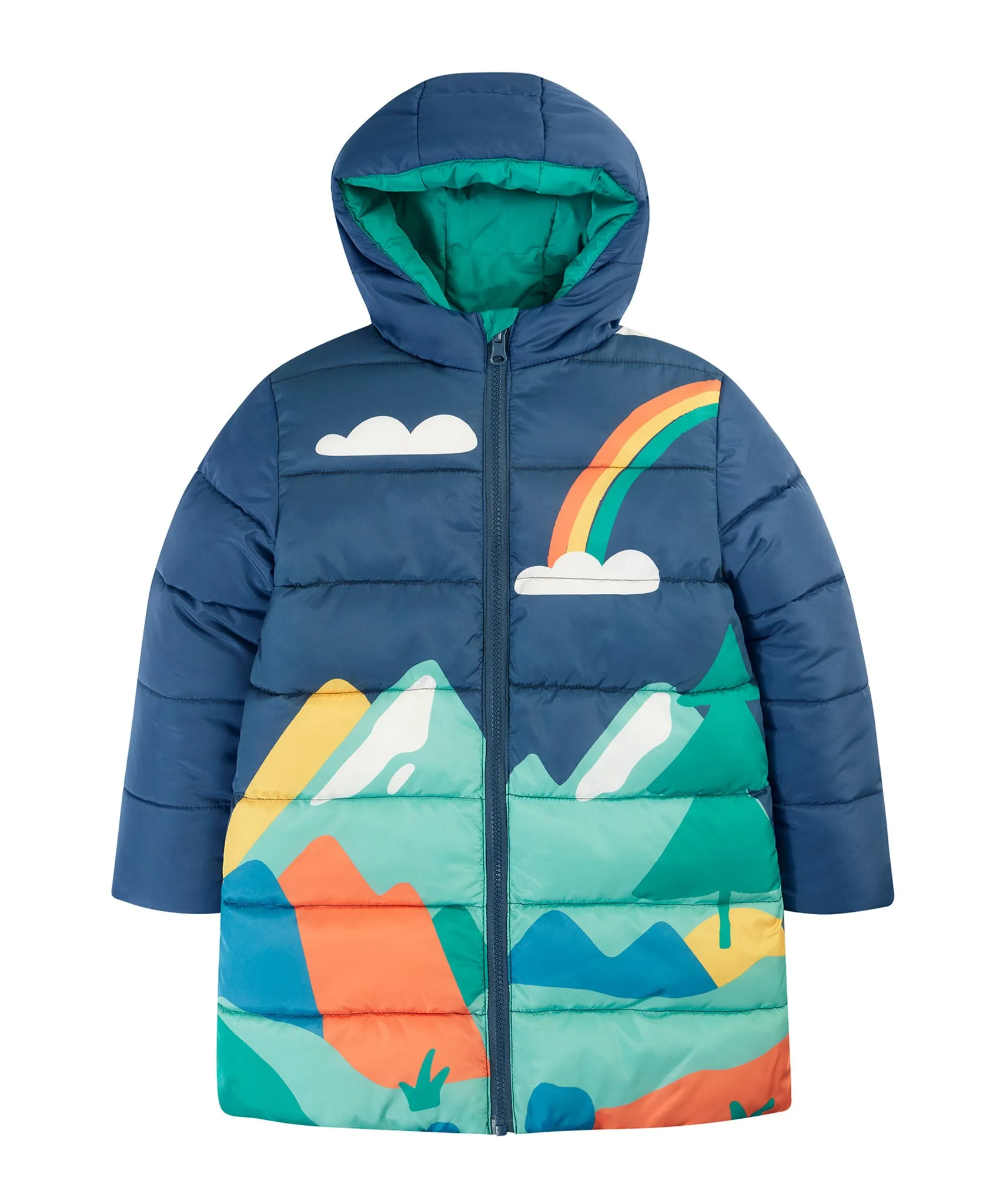 Frugi Reversible Toasty Terrain Jacket - Alpine View