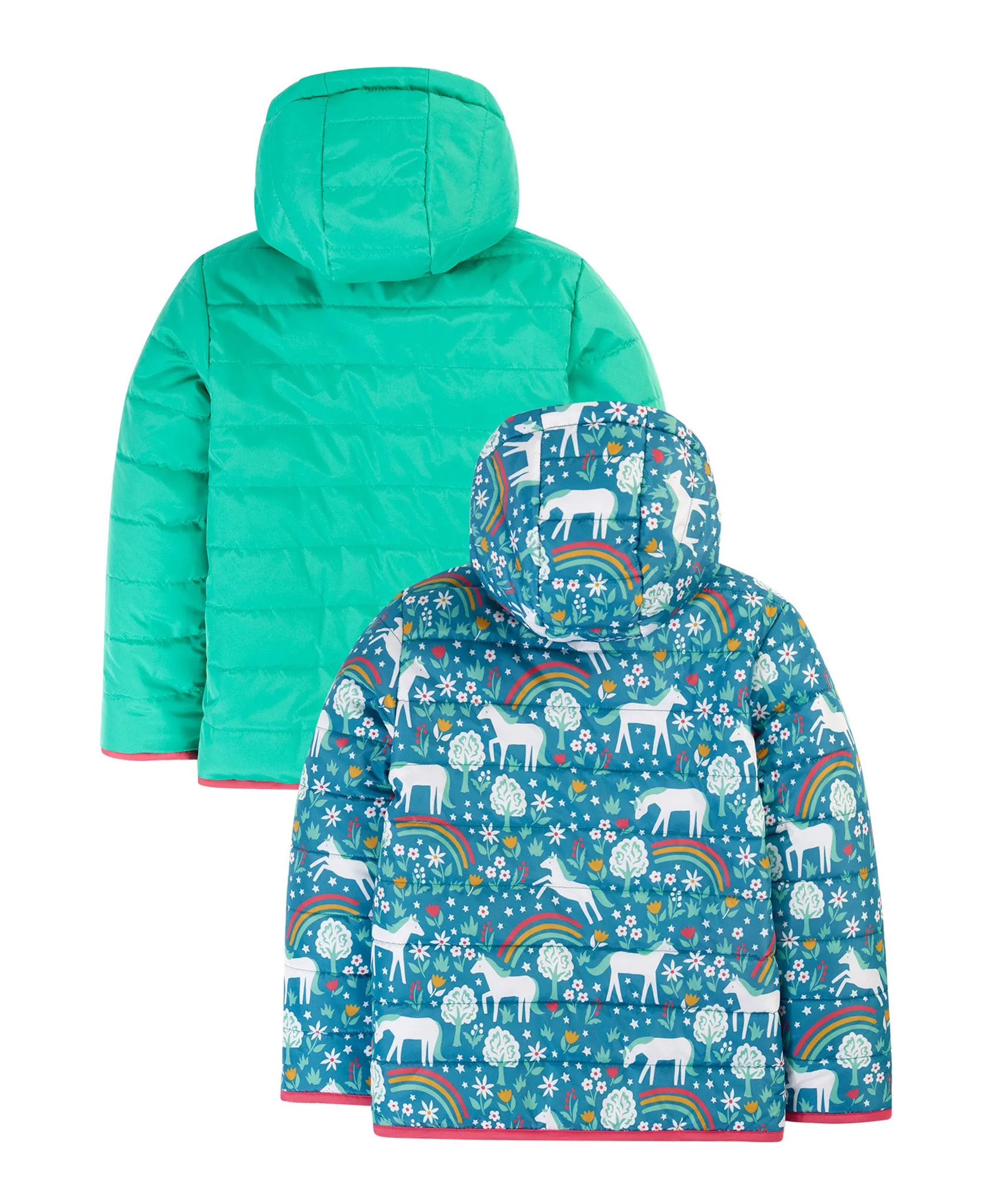 Frugi Reversible Toasty Trail Jacket - Wild Horses