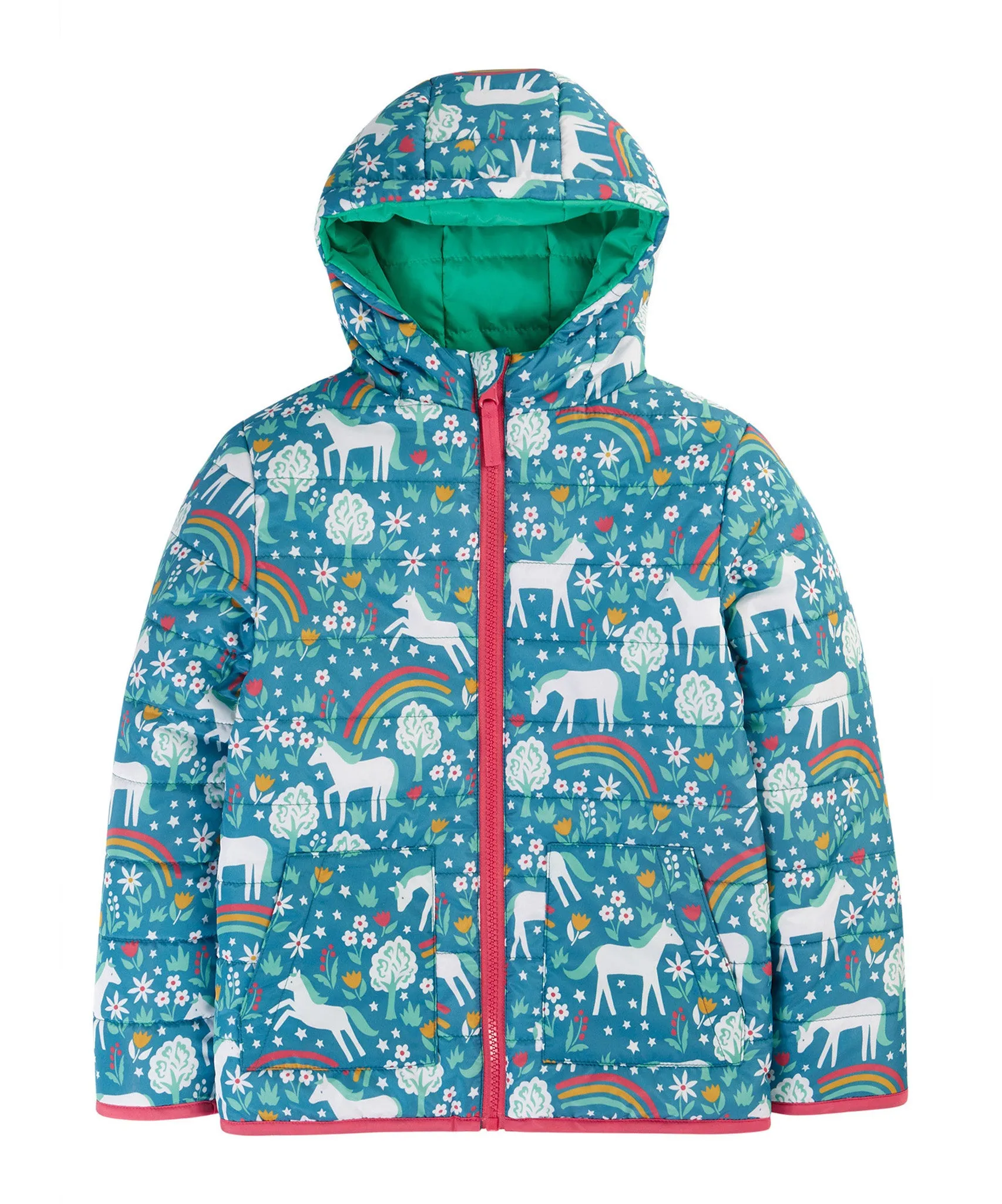 Frugi Reversible Toasty Trail Jacket - Wild Horses