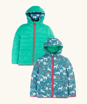 Frugi Reversible Toasty Trail Jacket - Wild Horses