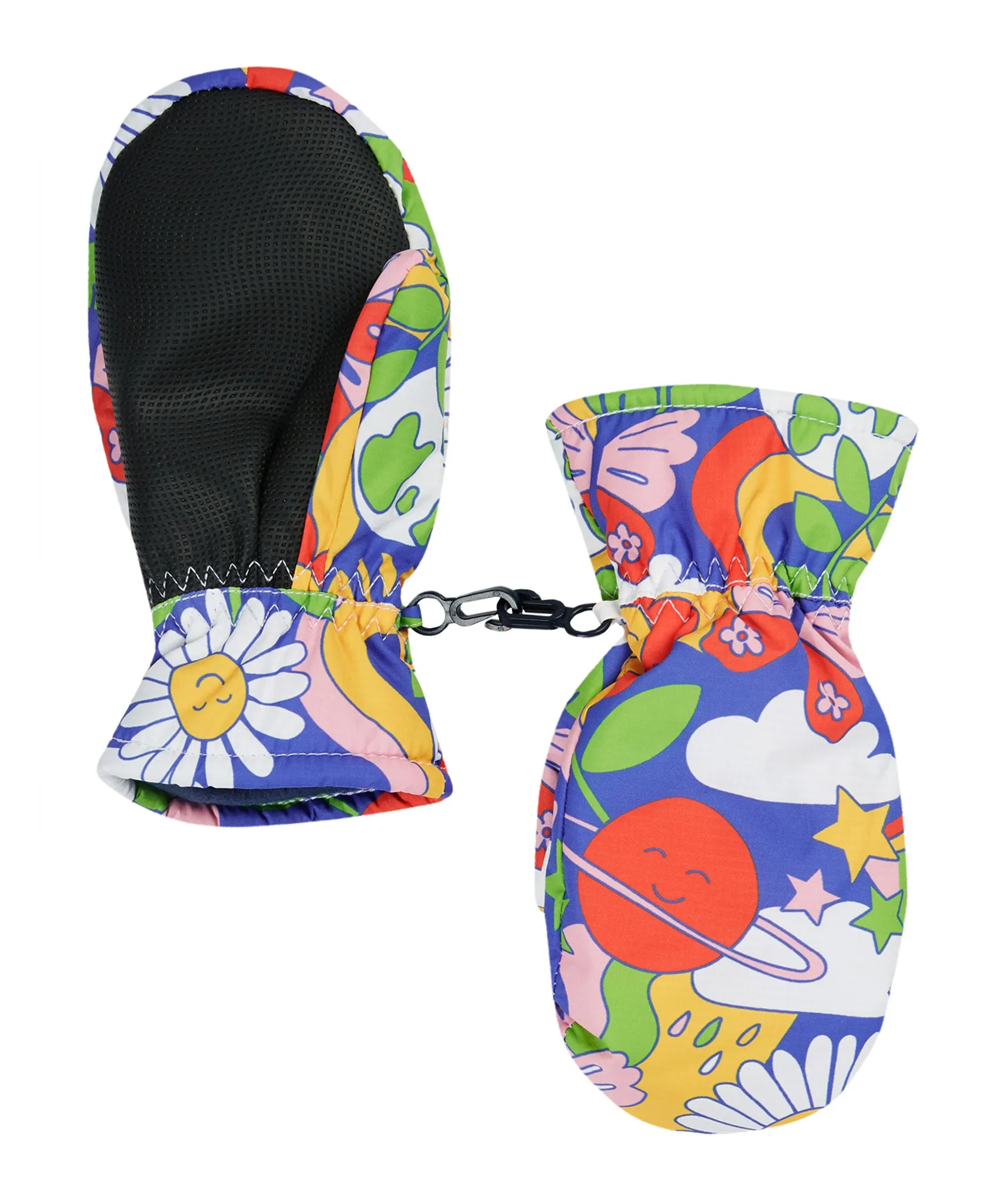 Frugi Snow & Ski Mittens - Retro Happy