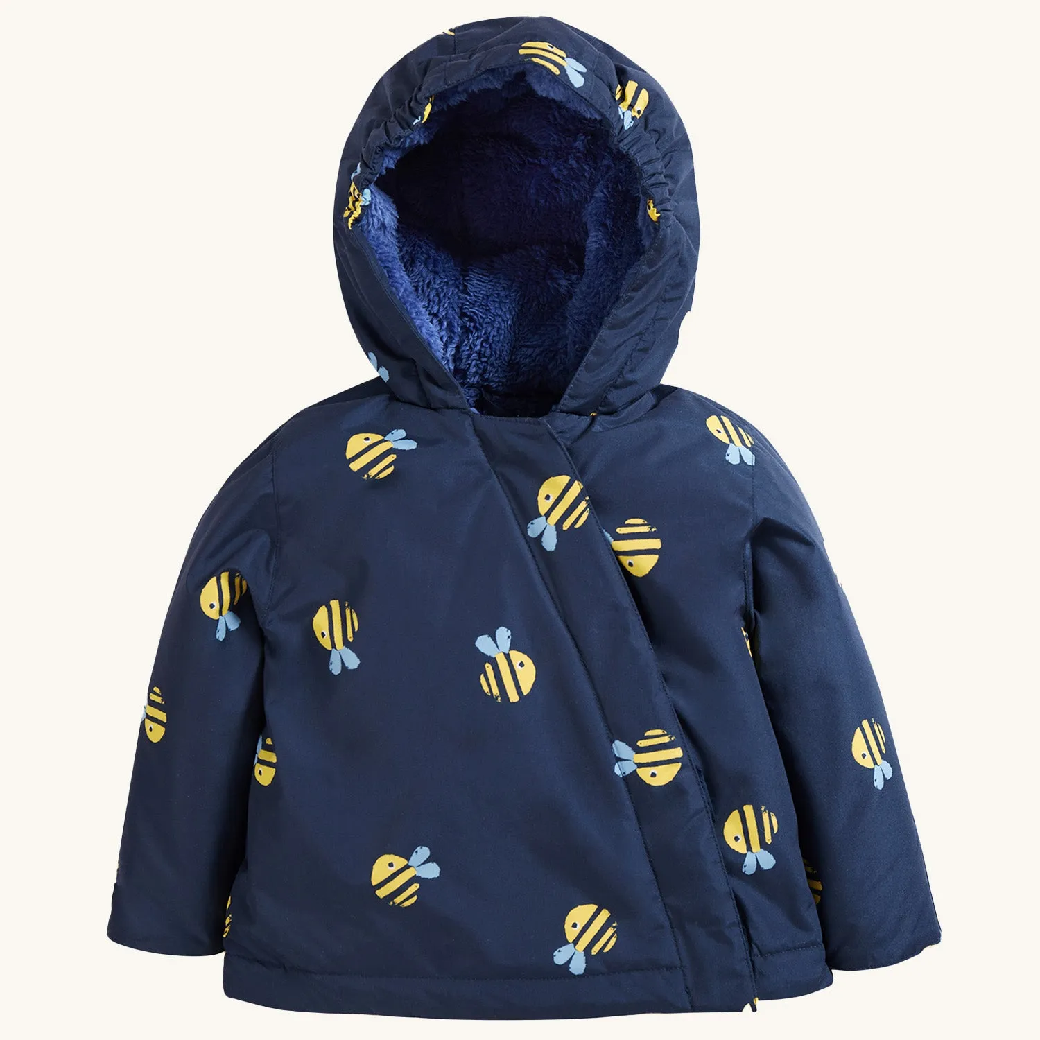 Frugi Waterproof 2-in-1 Rambler Pram Suit to Coat - Buzzy Bee