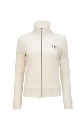 Gardenia Women's Tech Fleece Knit Collar Jacket