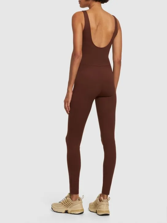 Girlfriend Collective   The Scoop Back seamless unitard jumpsuit 