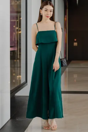 Holiday Padded Jumpsuit (Emerald)