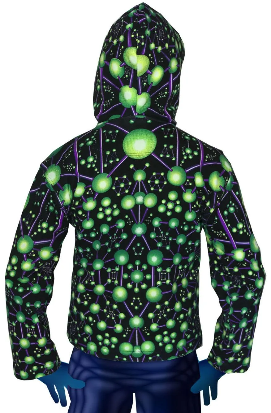 Hooded Zip Jacket : Atomic Alien