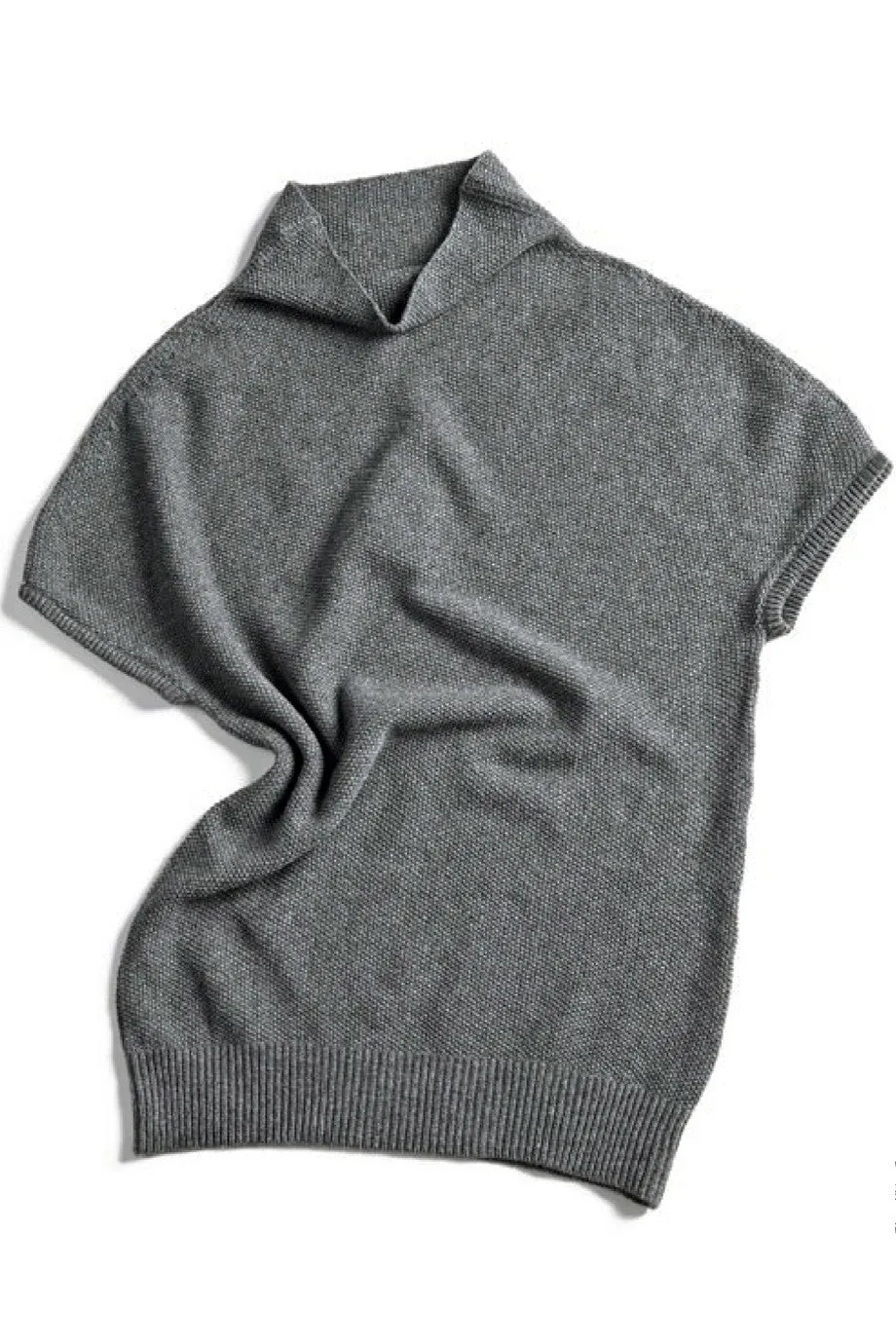 INVERNI ALPS Grey Cashmere Top