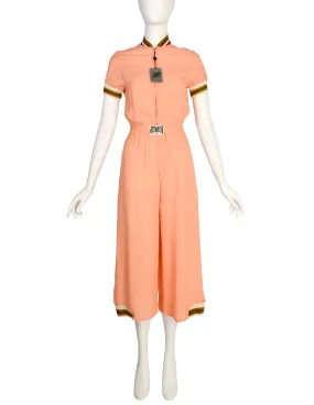 Jean Paul Gaultier Vintage SS 1990 'Junior Gaultier' Peach Jumpsuit