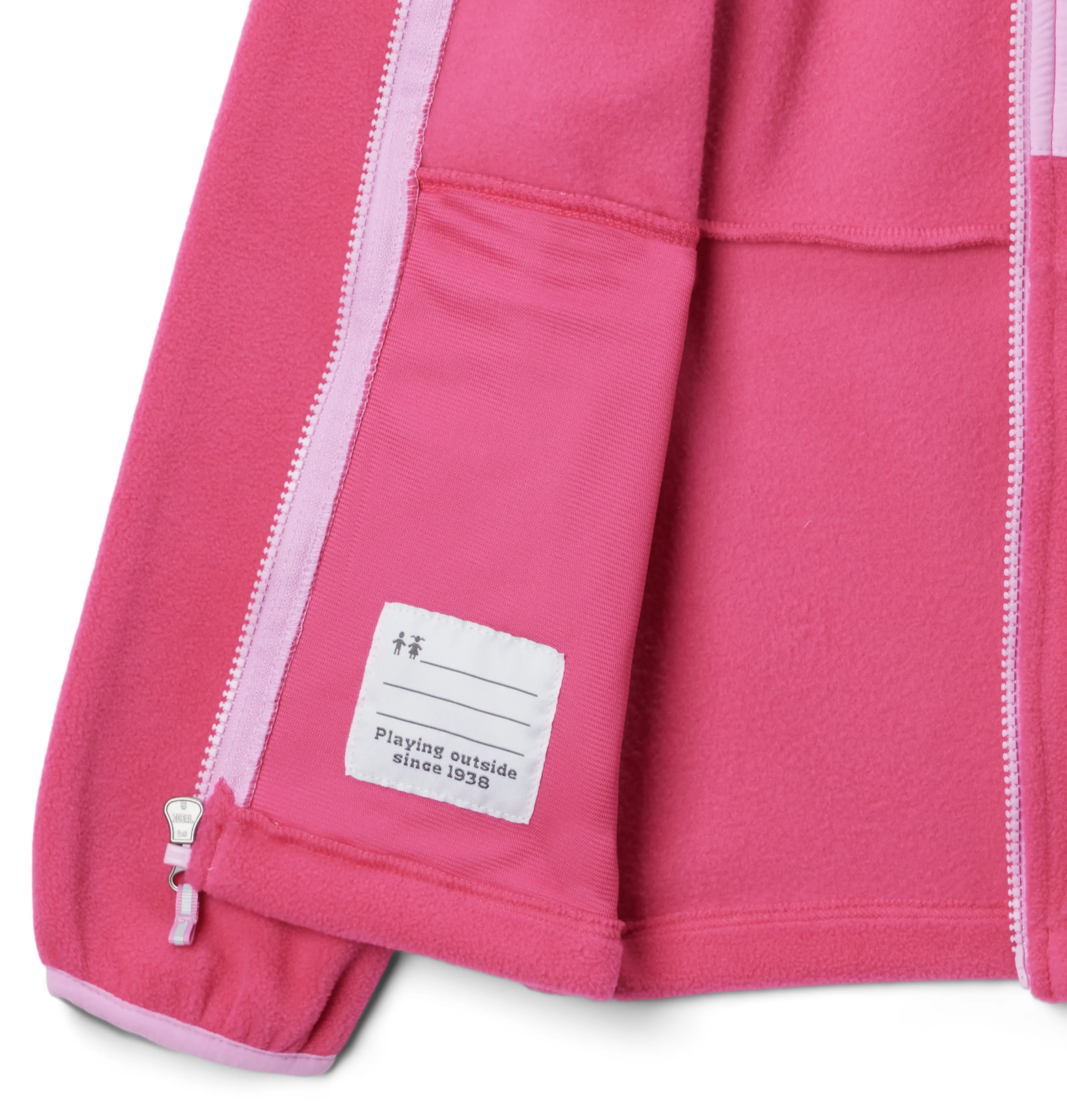 KID'S FAST TREK III FLEECE FULL ZIP - ULTRA PINK/COSMOS