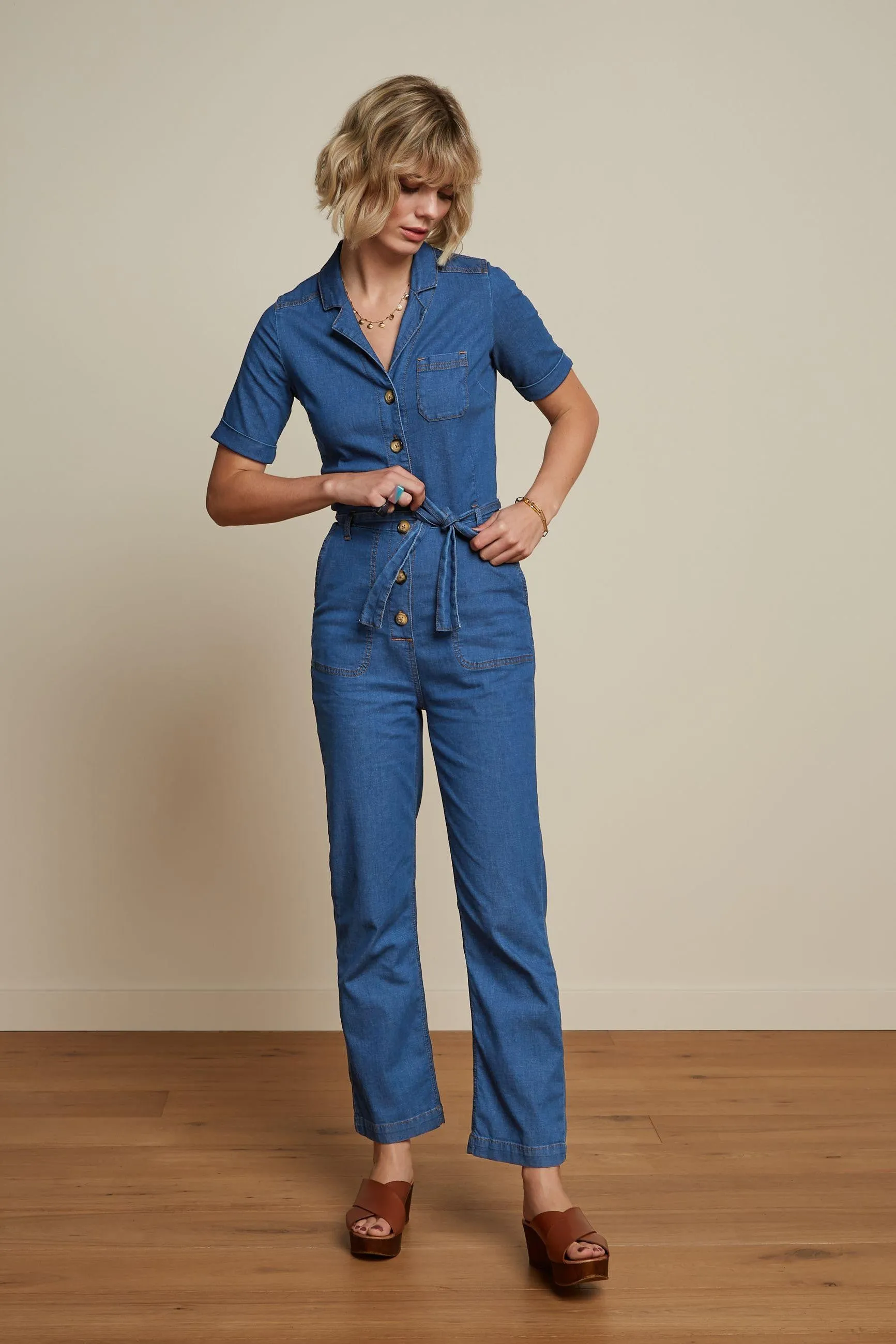 King Louie Gracie Jumpsuit - Chambray