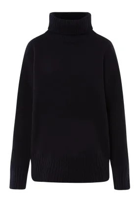 Knits Oversized Wool Turtleneck | Deep Navy 78699-2601