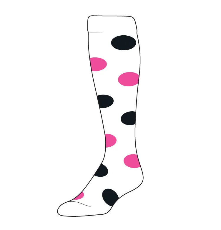 Krazisox Polka Dot Over-the-Calf Socks (LPP)