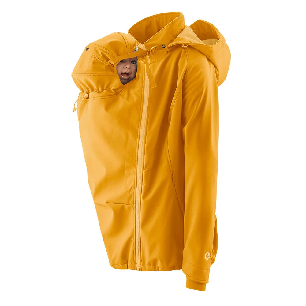 Mamalila Mustard Softshell Babywearing Jacket Allrounder