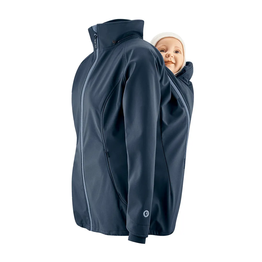 Mamalila Navy Softshell Babywearing Jacket Allrounder