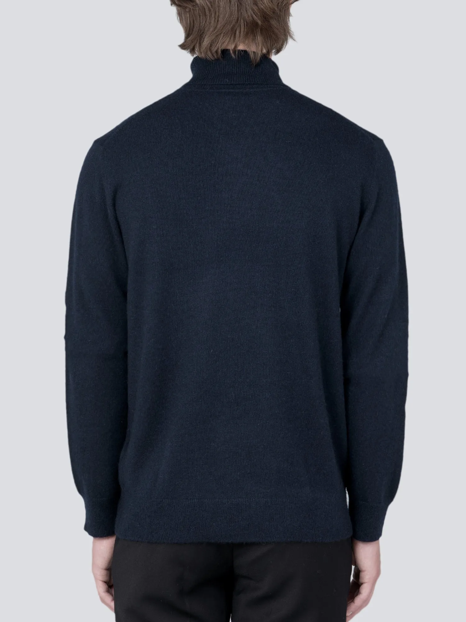 Men Turtleneck Sweater_Dark Navy