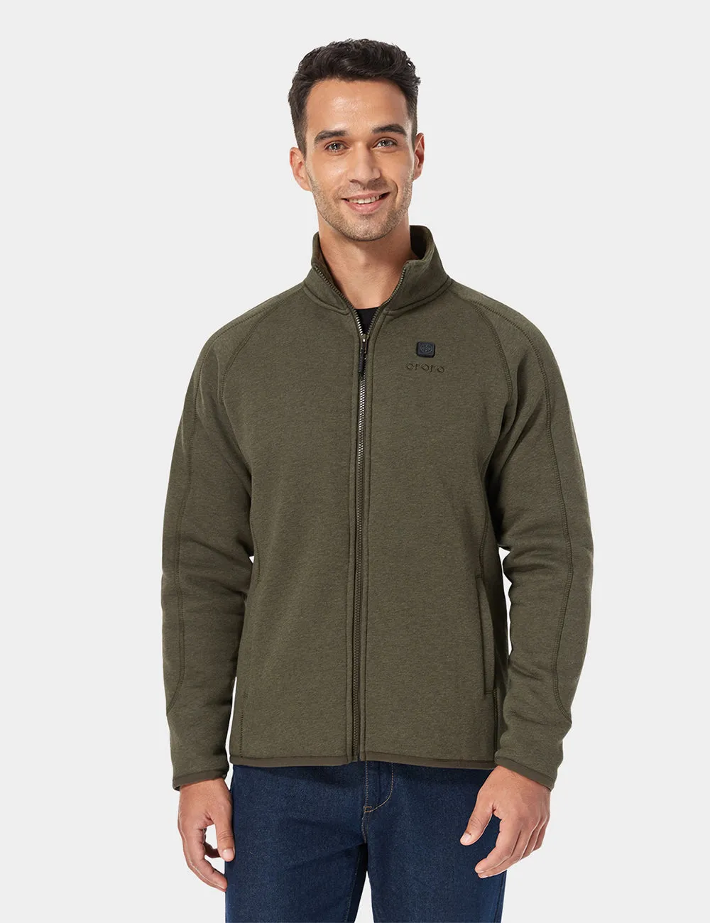 Men's Heated Full-Zip Fleece Jacket -All Colours