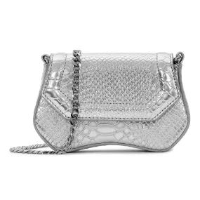 Miraggio Chelsea Croc-Textured Mini Crossbody Bag for Women