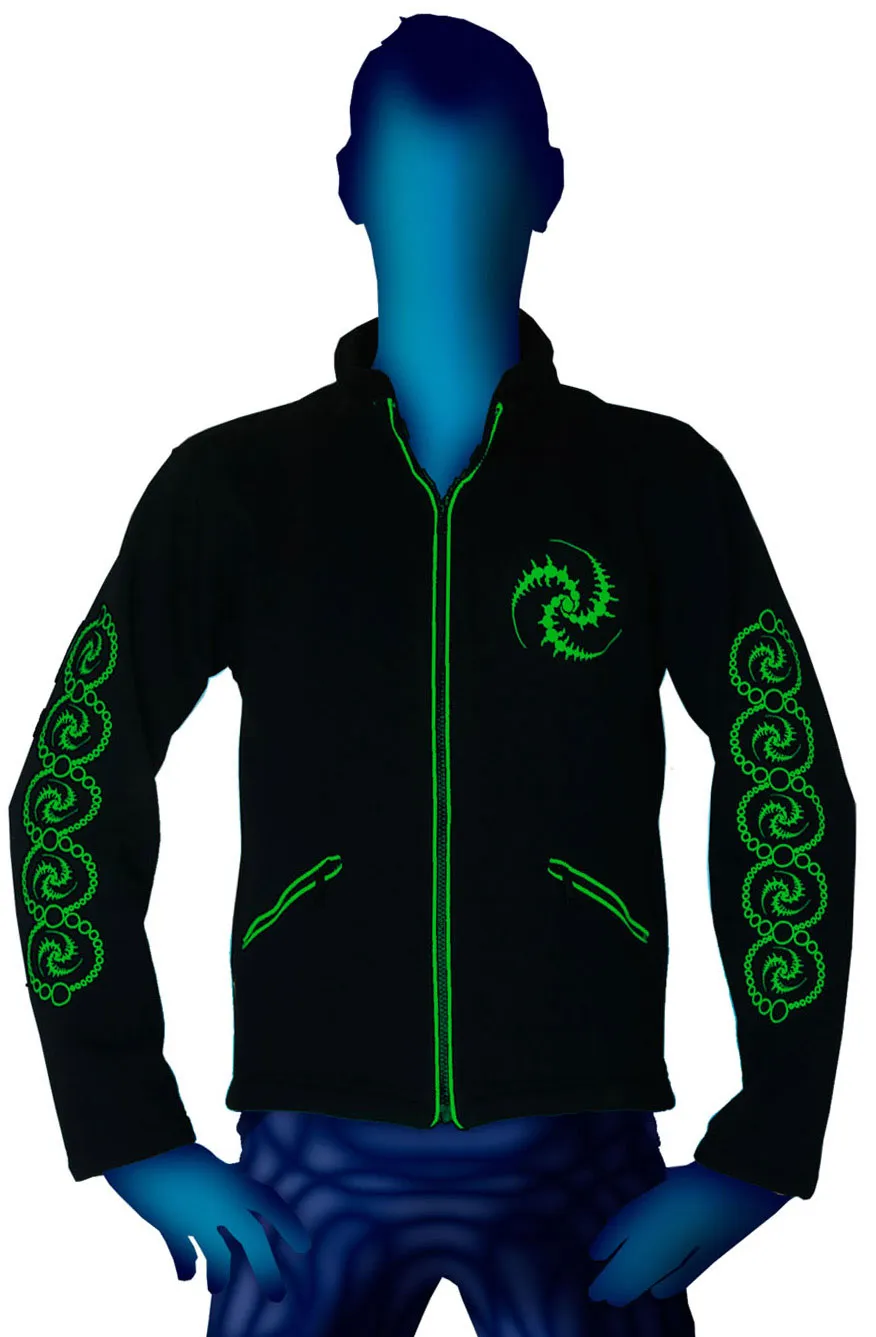 Morph Jacket (No Hood) : Lime Triskelion