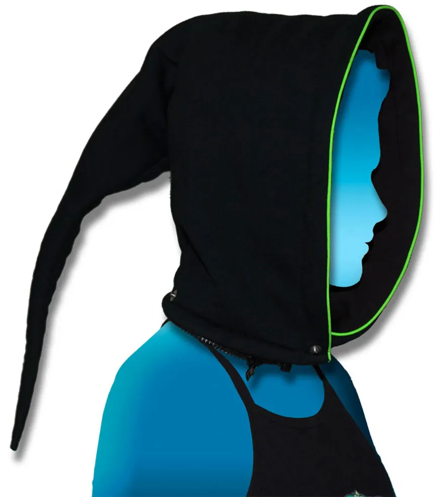 Morph Jacket Pixie Hood : Lime Triskelion