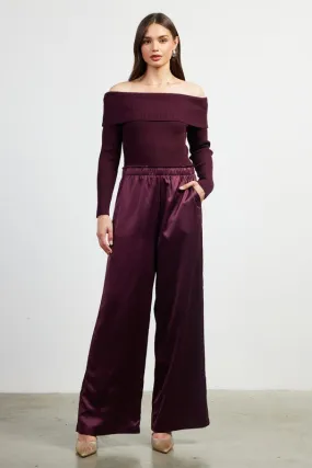 Off  Shoulder Jumpsuit