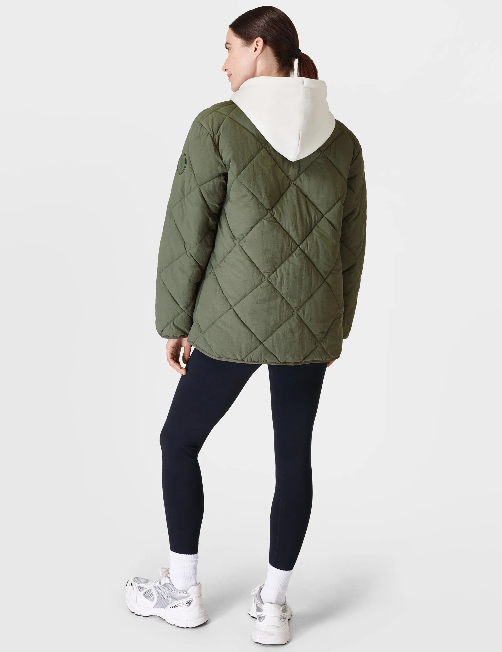 On The Move Quilted Jacket - Ivy Green