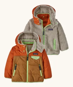 Patagonia Baby Reversible Tribbles Hoody - Nest Brown