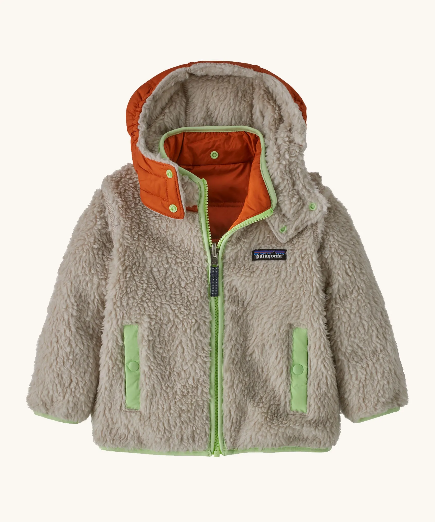 Patagonia Baby Reversible Tribbles Hoody - Nest Brown