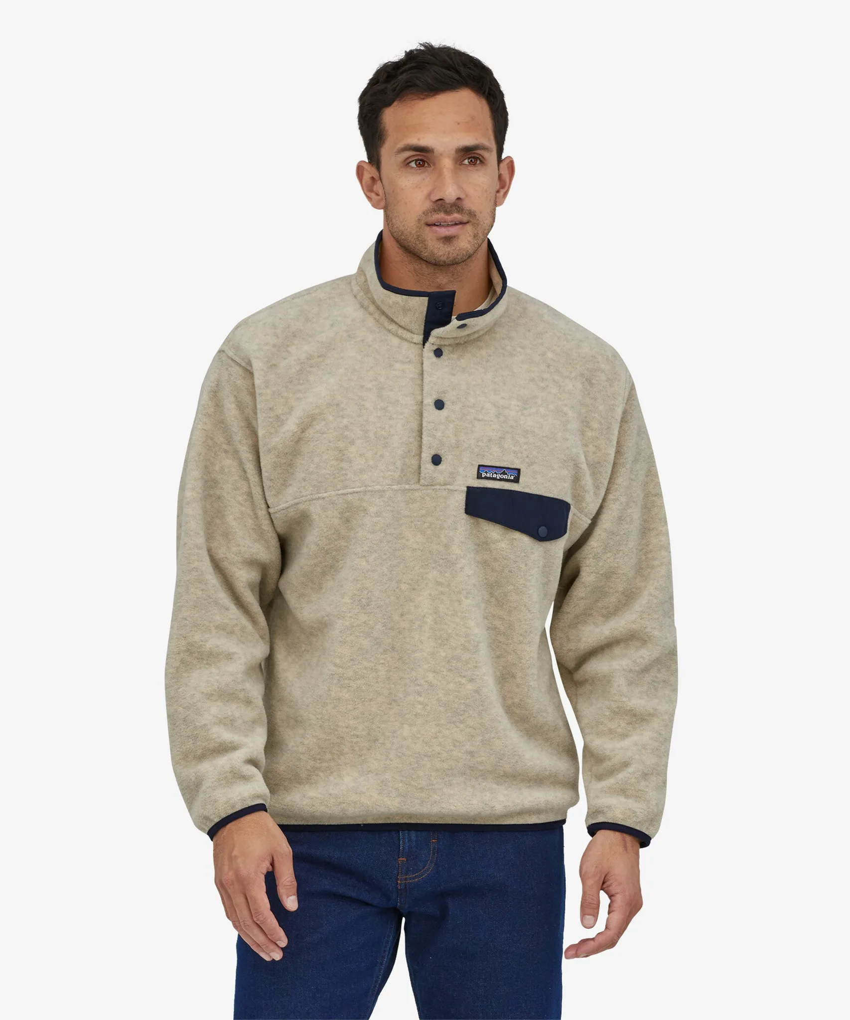 Patagonia Men's Synchilla Snap-T Fleece - Oatmeal Heather